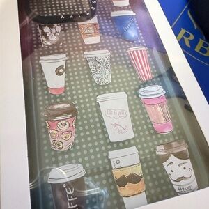 New! Casetify Coffee Cup Pattern Phone Case, iPhone 15 Pro Max